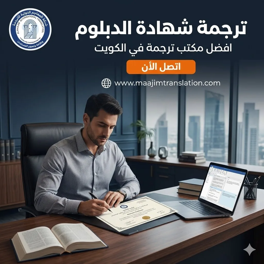 ترجمة شهادة الدبلوم