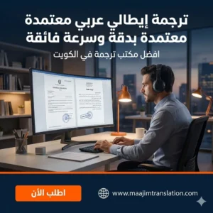 ترجمة إيطالي عربي معتمدة بدقة وسرعة فائقة