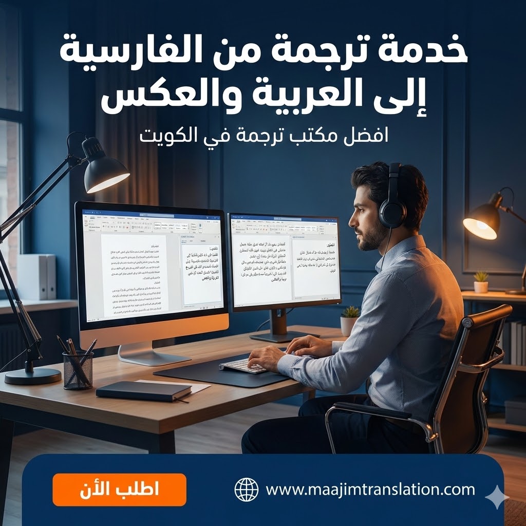 خدمة ترجمة من الفارسية إلى العربية  والعكس