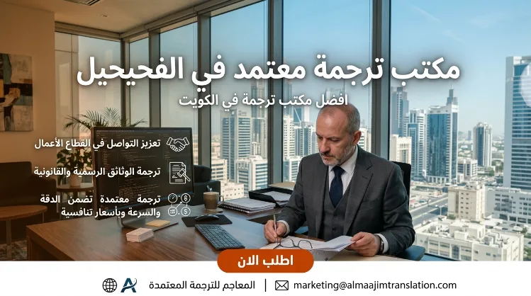 مكتب ترجمة معتمد في الفحيحيل - المعاجم للترجمة